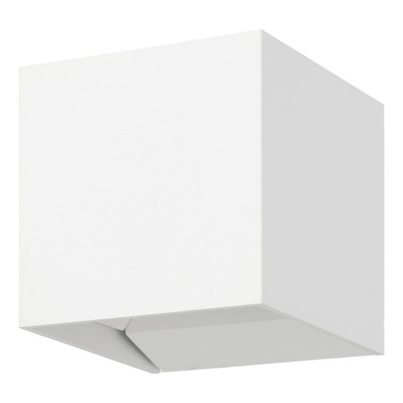 901063 Уличное бра CALPINO 3, 2X2,8W (LED), 3000K, 840lm, IP54, L100, H100, A100, литой алюминий, белый/прозрачное стекло