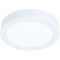 99225 Светодиодный накладной светильник FUEVA 5, 10,5W (LED), ?160, H28, 1350lm, 4000K, сталь, белый/п