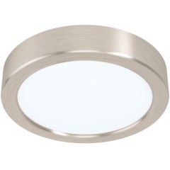 99228 Светодиодный накладной светильник FUEVA 5, 10,5W (LED), ?160, H28, 1350lm, 4000K, сталь, никель