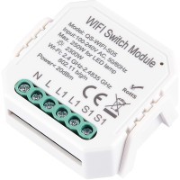 ST9000.500.01C WI-FI реле 1 канал,250W, IP20, L46xW46xH18, 230V, Белый AROUND