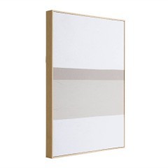 423073 KIJAL Картина на холсте в раме пластик белый тауп цвет дуб L512 W51 H712 423073 KIJAL Картина на холсте в раме пластик белый тауп цвет дуб L512 W51 H712