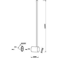 Настенный светильник (бра) Maytoni MOD237WL-L6BS3K Настенный светильник (бра) Maytoni MOD237WL-L6BS3K