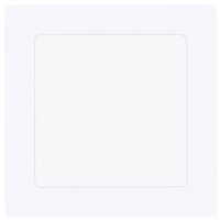 64624 Светодиод. встраив. светильник FUEVA 1 PRO, 11W(LED), 170X170, ET40, 4000K, сталь/белый, пласт