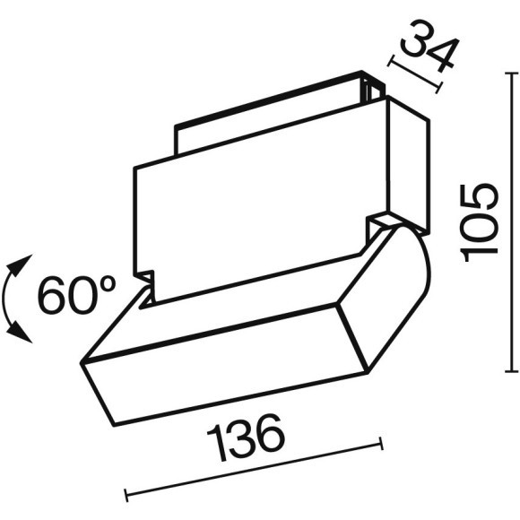 TR013-2-10W4K-B Трековый магнитный светодиодный светильник Maytoni Gravity CRI90+ 4000К 850Лм 120° 10Вт TR013-2-10W4K-B Трековый магнитный светодиодный светильник Maytoni Gravity CRI90+ 4000К 850Лм 120° 10Вт