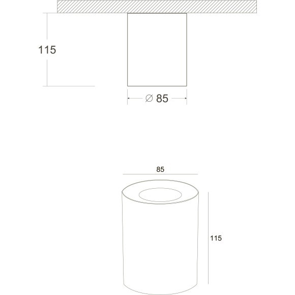 Накладной потолочный светильник Maytoni C012CL-01W Slim под лампу 1xGU10 50W
