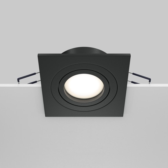 Встраиваемый светильник Maytoni DL024-2-01B Atom под лампу 1xGU10 50W Встраиваемый светильник Maytoni DL024-2-01B Atom под лампу 1xGU10 50W