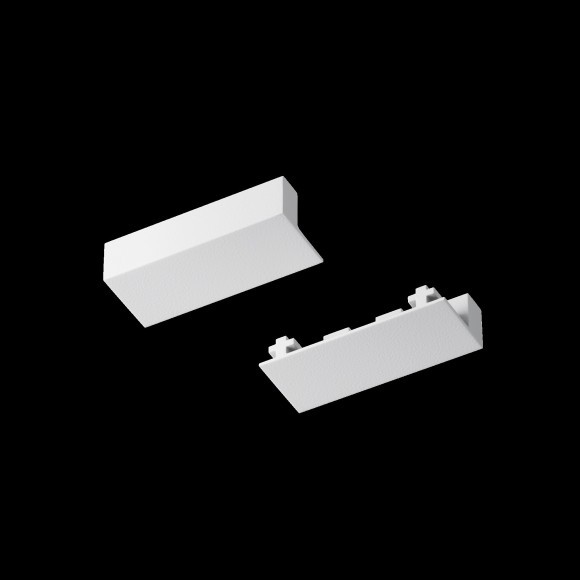 Комплект из 2 торцевых заглушек для 1м плоского шинопровода Maytoni Radity TRA084EC-111W Комплект из 2 торцевых заглушек для 1м плоского шинопровода Maytoni Radity TRA084EC-111W