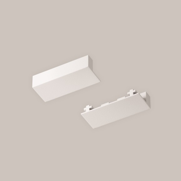 Комплект из 2 торцевых заглушек для 1м плоского шинопровода Maytoni Radity TRA084EC-111W Комплект из 2 торцевых заглушек для 1м плоского шинопровода Maytoni Radity TRA084EC-111W