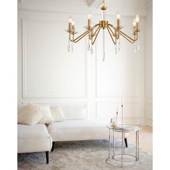 Люстра подвесная E14 12*40W LUMION SUANA 8319/12 Люстра подвесная E14 12*40W LUMION SUANA 8319/12