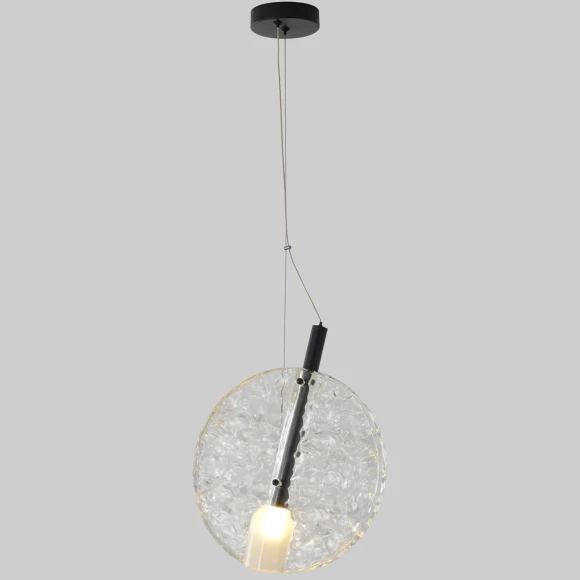 Светильник подвесной Crystal Lux FROZEN SP1 BLACK 3991/201