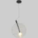 Светильник подвесной Crystal Lux FROZEN SP1 BLACK 3991/201