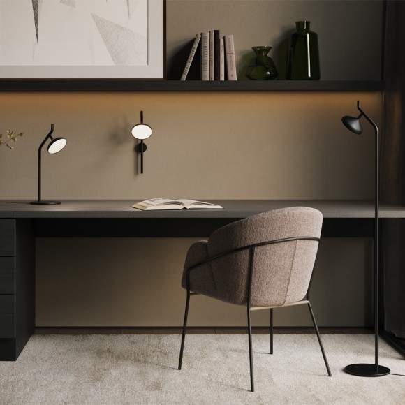 MOD451FL-L8B3K Напольный светильник (торшер) с сенсорным диммером, 8Вт, 3000К, 90CRI, 120° Maytoni Vita