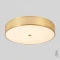 BUTTON PL40W LED Crystal Lux BUTTON Накладной потолочный светильник латунного цвета с белым акриловым рассеивателем, LED 40 Вт, CCT 3000–6000 К, пульт ДУ, 3200 Лм, CRI 80, IP20, 220 В, подключение через клемму