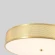 BUTTON PL40W LED Crystal Lux BUTTON Накладной потолочный светильник латунного цвета с белым акриловым рассеивателем, LED 40 Вт, CCT 3000–6000 К, пульт ДУ, 3200 Лм, CRI 80, IP20, 220 В, подключение через клемму