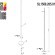 SL1580.205.01 Торшер ST-Luce Матовое золото/Белый LED 1*25W 3200K RALIO