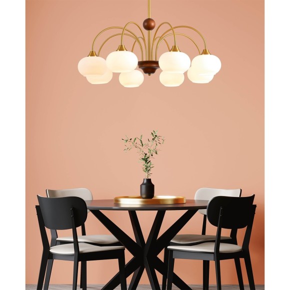 Люстра потолочная E27 8*60W 220V LARINA 8323/8C