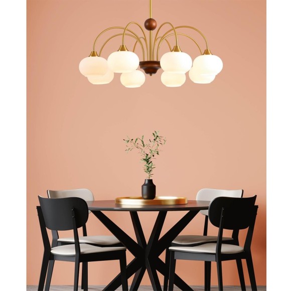 Люстра потолочная E27 8*60W 220V LARINA 8323/8C