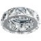 Встраиваемый светильник Lightstar 32704 ONDA под лампу 1xGU10 50W