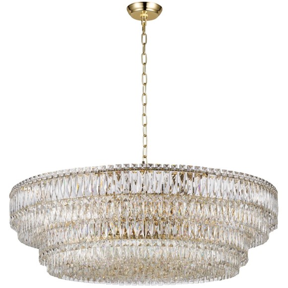 Люстра подвесная классическая хрустальная под лампы E14 Favourite 4781-24P