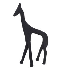 427031 Статуэтка Жираф SUZU, L110, B30, H170, алюминий, черный 427031 Статуэтка Жираф SUZU, L110, B30, H170, алюминий, черный