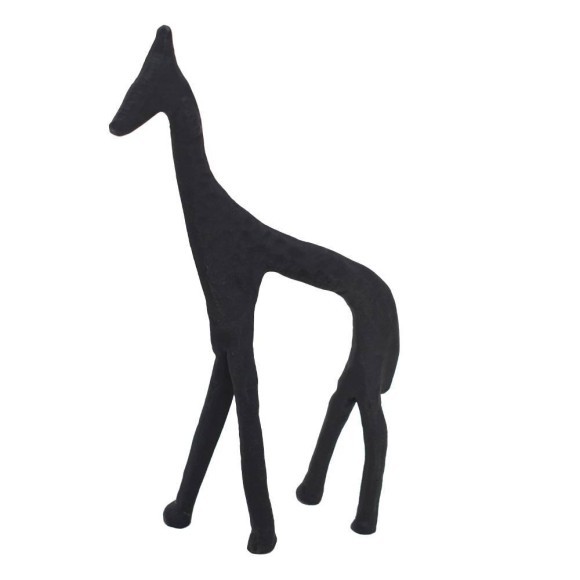 427031 Статуэтка Жираф SUZU, L110, B30, H170, алюминий, черный 427031 Статуэтка Жираф SUZU, L110, B30, H170, алюминий, черный