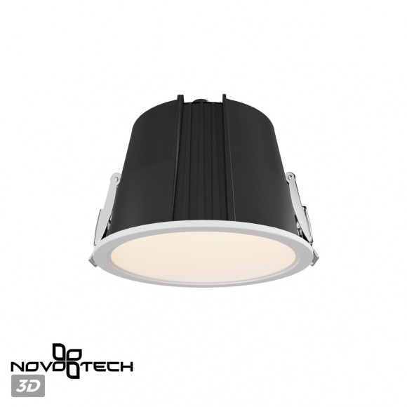 Светильник встраиваемый с переключателем цветовой температуры IP65 LED 15W 3000К\4000К\6000К Novotech LANG 359426