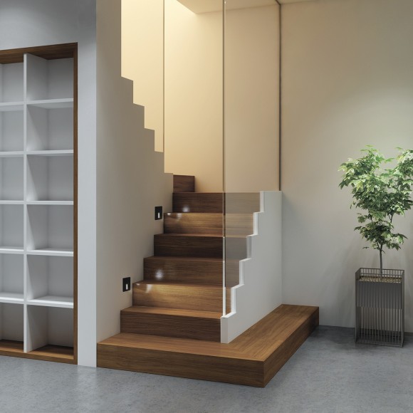 Подсветка для лестниц и ступеней Troms DK1030-BK