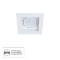 Встраиваемый светильник Arte Lamp A6662PL-1WH Simplex под лампу 1xGU10 15W