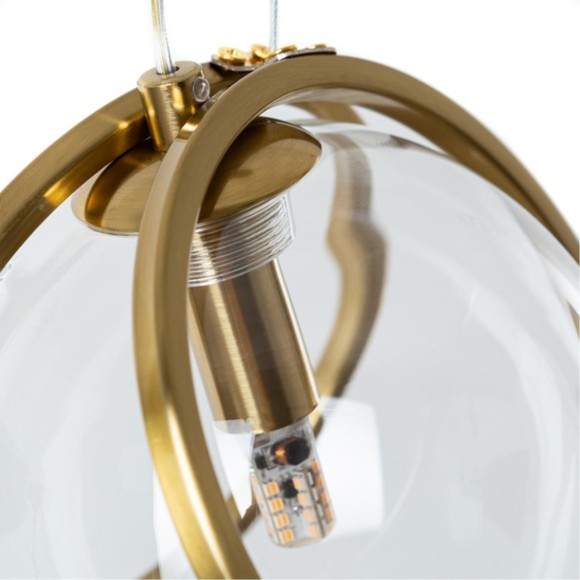 Подвесной светильник с 1 плафоном Divinare 5015/17 SP-1 HAZEL под лампу 1xG9 40W Подвесной светильник с 1 плафоном Divinare 5015/17 SP-1 HAZEL под лампу 1xG9 40W