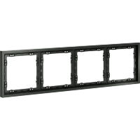 Рамка пластиковая VOLTUM S70 на 4 поста, (титан)