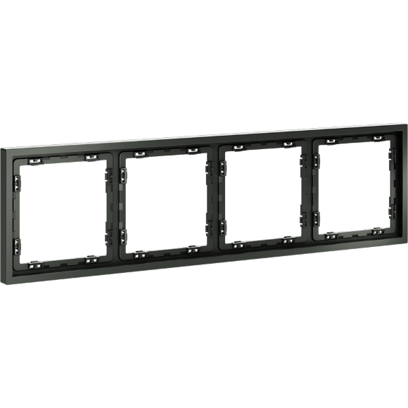 Рамка пластиковая VOLTUM S70 на 4 поста, (титан)