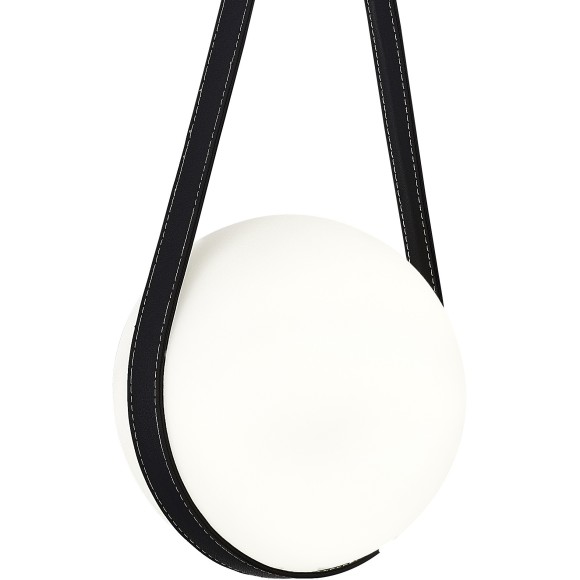 SL2002.413.01 Светильник подвесной ST-Luce Черный/Белый E27 1*60W MOONBAG