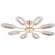 Потолочная люстра ARTE LAMP OVALE A2489PL-8GO