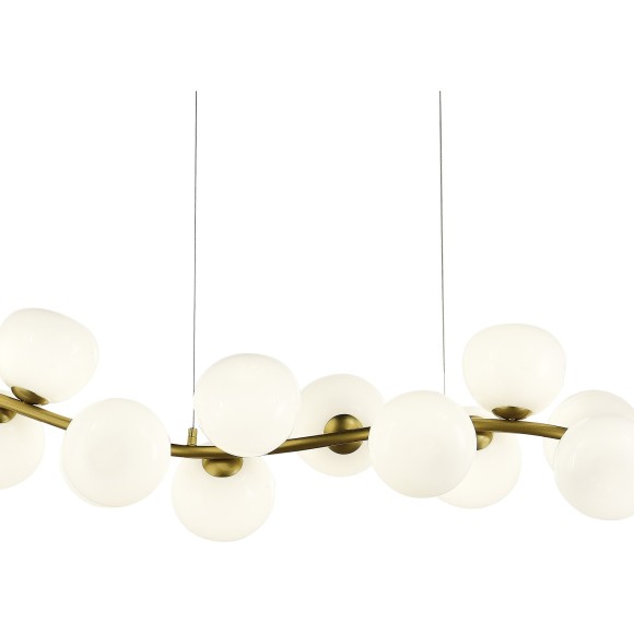 SL1519.303.16 Светильник подвесной ST-Luce Латунь/Белый G9 16*5W 4000K SWEVEN