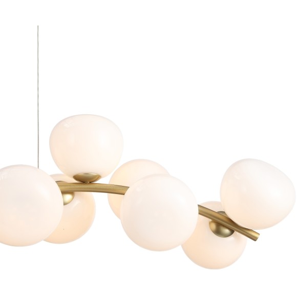 SL1519.303.16 Светильник подвесной ST-Luce Латунь/Белый G9 16*5W 4000K SWEVEN