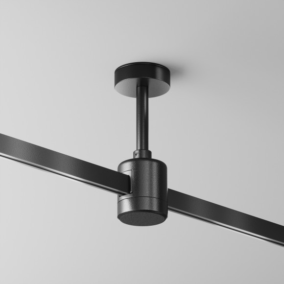 Потолочная стойка одинарная Short с перед. питания Maytoni Flarity TRA156C-IPC1-B