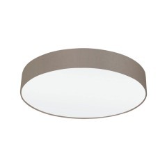 97612 PASTERI Потолочный светильник с тремя лампами E27, 180Вт, IP20, D450, металл, ткань, белый 97612 PASTERI Потолочный светильник с тремя лампами E27, 180Вт, IP20, D450, металл, ткань, белый