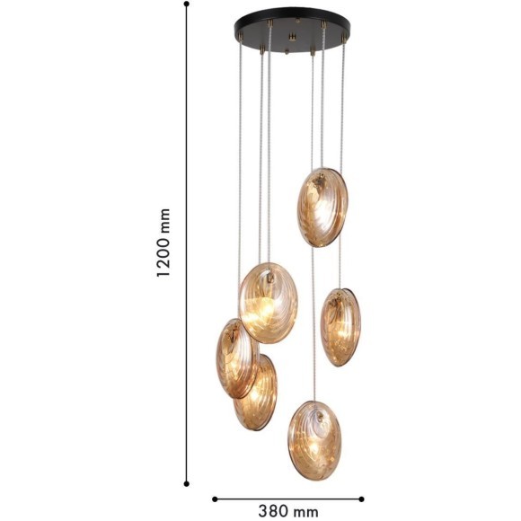 Потолочная люстра Media 4485-6P