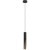 901732 Подвес BARBOTTO, 1X4,5W(GU10-LED), H1100, 345lm, сталь, дерево, черный, коричневый