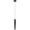 901732 Подвес BARBOTTO, 1X4,5W(GU10-LED), H1100, 345lm, сталь, дерево, черный, коричневый