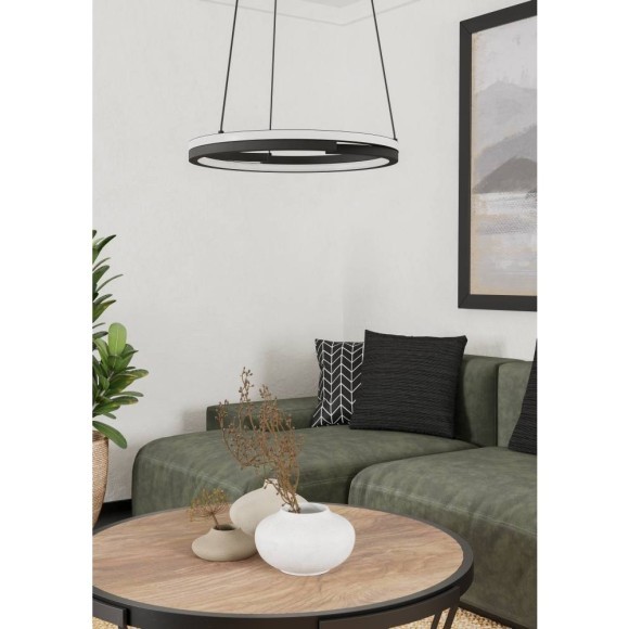 901822 EGLO MEZZOMONTE (Меццомонте) подвесной LED-светильник, 2x20 Вт, 2700-6500 K, пульт