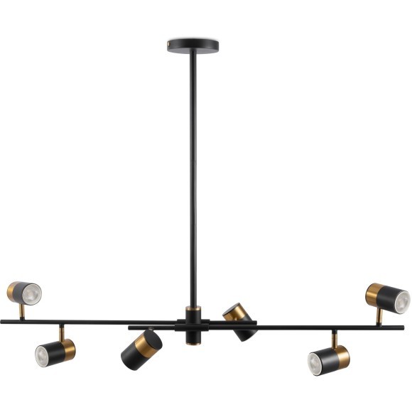 Люстра на штанге Freya FR5201PL-06B Enzo под лампы 6xGU10 35W Люстра на штанге Freya FR5201PL-06B Enzo под лампы 6xGU10 35W