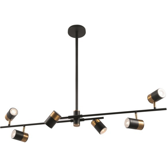 Люстра на штанге Freya FR5201PL-06B Enzo под лампы 6xGU10 35W Люстра на штанге Freya FR5201PL-06B Enzo под лампы 6xGU10 35W