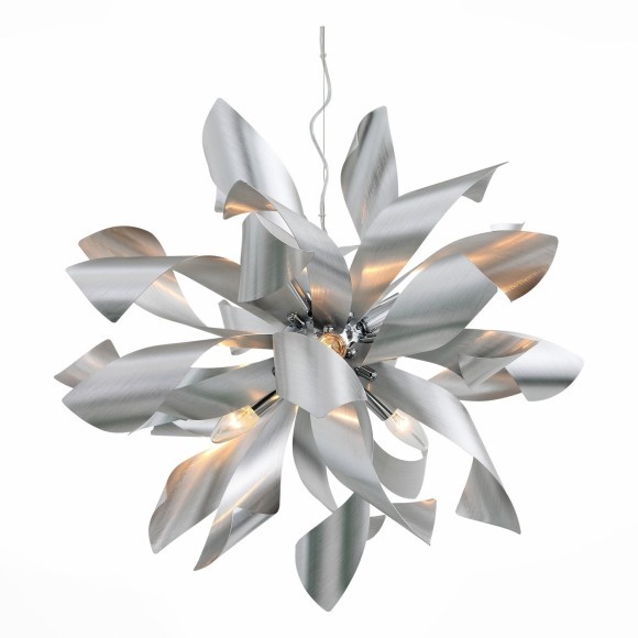 SL453.003.06E Люстра подвесная ST-Luce Алюминий/Алюминий E14 6*40W SPIRAGLIO SL453.003.06E Люстра подвесная ST-Luce Алюминий/Алюминий E14 6*40W SPIRAGLIO