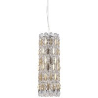 Светильник подвесной Crystal Lux LIRICA SP3 CHROME/GOLD-TRANSPARENT