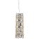 Светильник подвесной Crystal Lux LIRICA SP3 CHROME/GOLD-TRANSPARENT