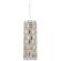 Светильник подвесной Crystal Lux LIRICA SP3 CHROME/GOLD-TRANSPARENT