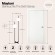 Декоративный торшер Maytoni Z020FL-L12BK The Sixth Sense светодиодный 2xLED 12W