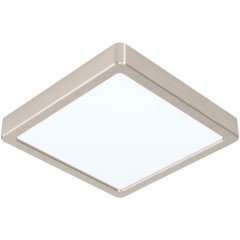99241 Светодиодный накладной светильник FUEVA 5, 16,5W (LED), 210х210, H28, 1800lm, 3000K, сталь, нике 99241 Светодиодный накладной светильник FUEVA 5, 16,5W (LED), 210х210, H28, 1800lm, 3000K, сталь, нике