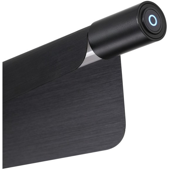 7017/24LA HIGHTECH Подвесной светильник c сенсорн. выкл (диммер яркости) металл/акрил черн. брашинг IP20 24W CRI 90 3000K 220V LINEA